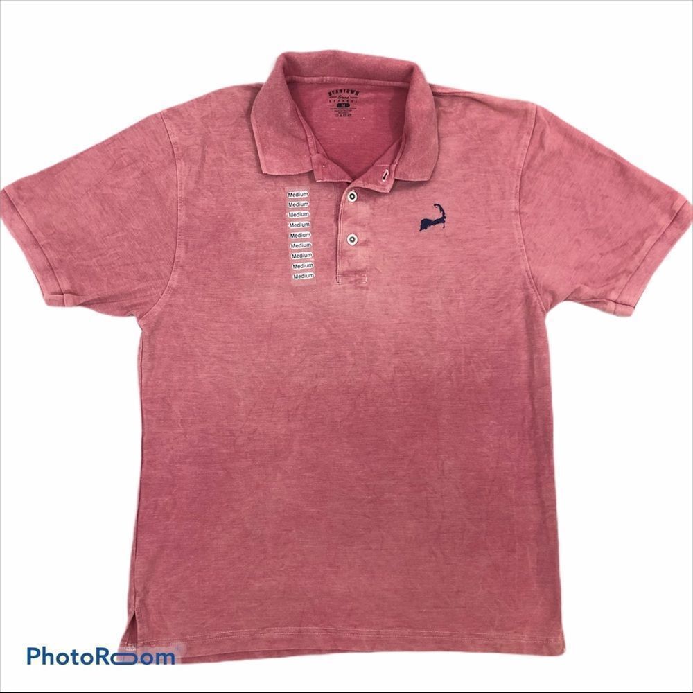 Men’s Beantown Apparel Cape Cod Distressed Polo M‎